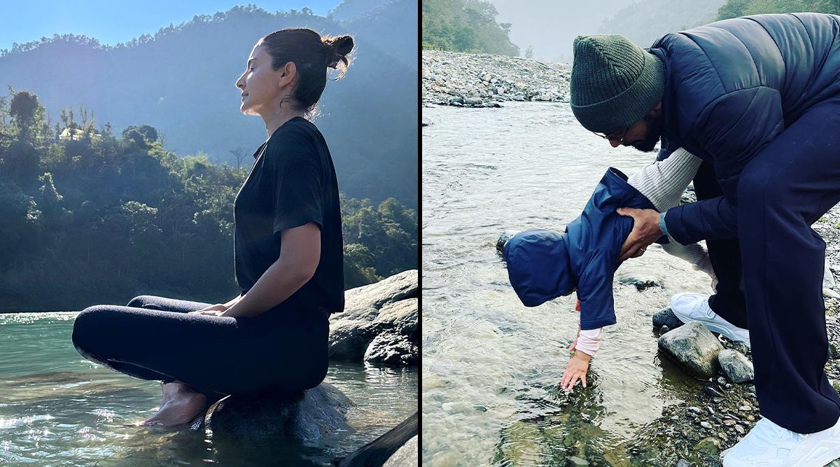 Anushka Sharma, Virat Kohli along with daughter Vamika Kohli are hiking in Uttarakhand; Look at their adorable pics!