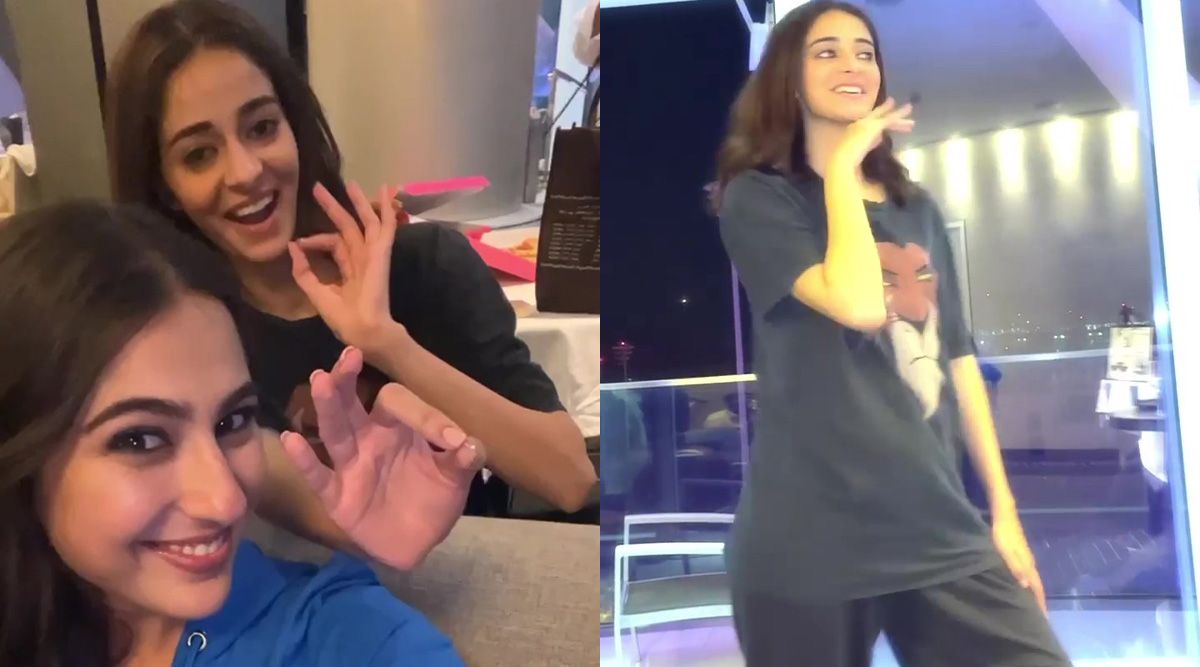 Ananya Pandey flaunts her groovy moves on Allu Arjun & Rashmika Mandanna’s Saami Saami; Sara Ali Khan records! 