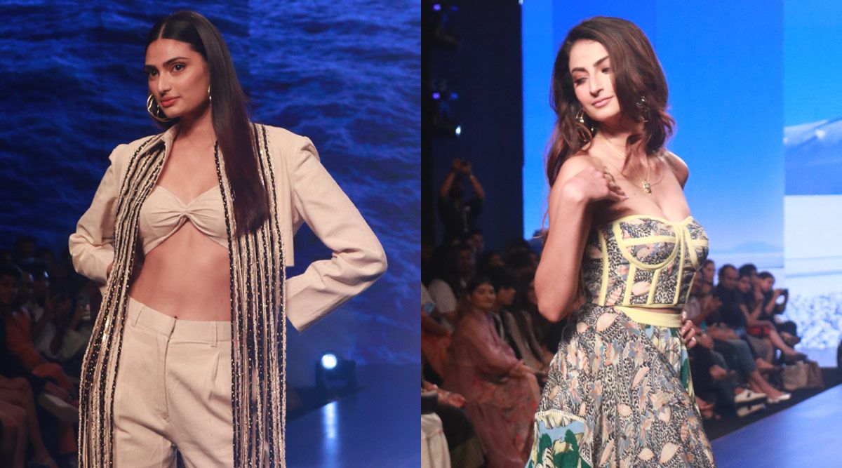 Athiya Shetty and Palak Tiwari ramp-walk at Bombay Times Fashion Week