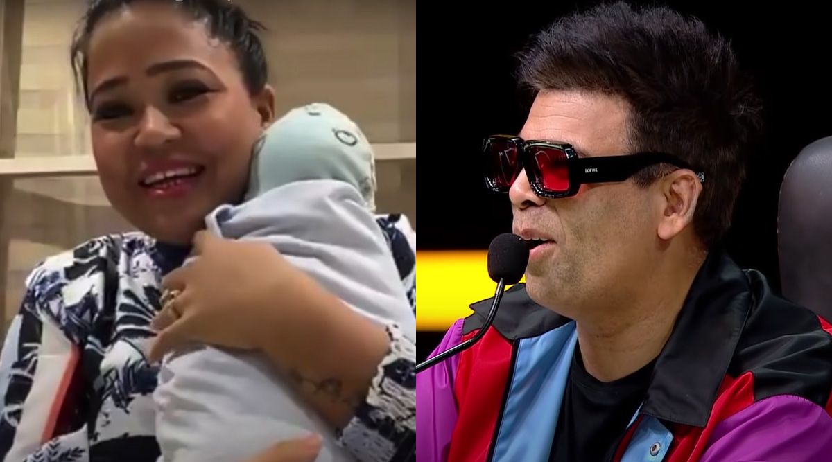 Bharti Singh tells her baby that mamu Karan Johar will launch him into the film industry 