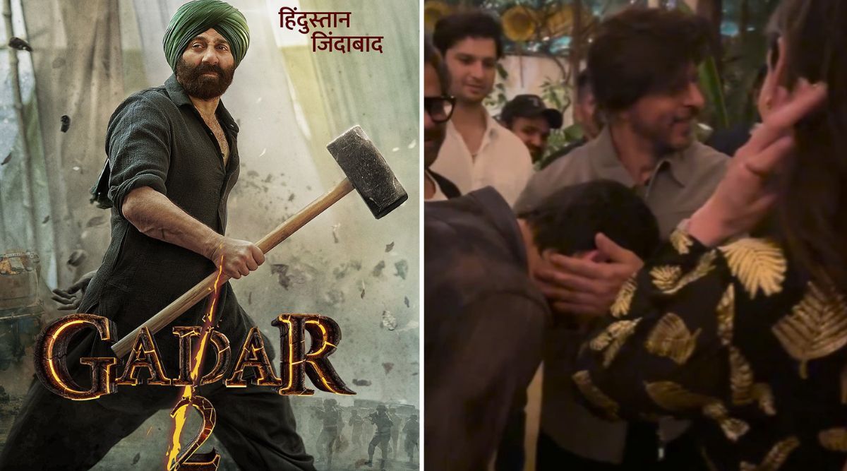 Gadar 2 Success Bash: Karan Deol Shows His Good ‘Sanskaar’ As He Touches Shah Rukh Khan’s Feet At The Event (Details Inside)