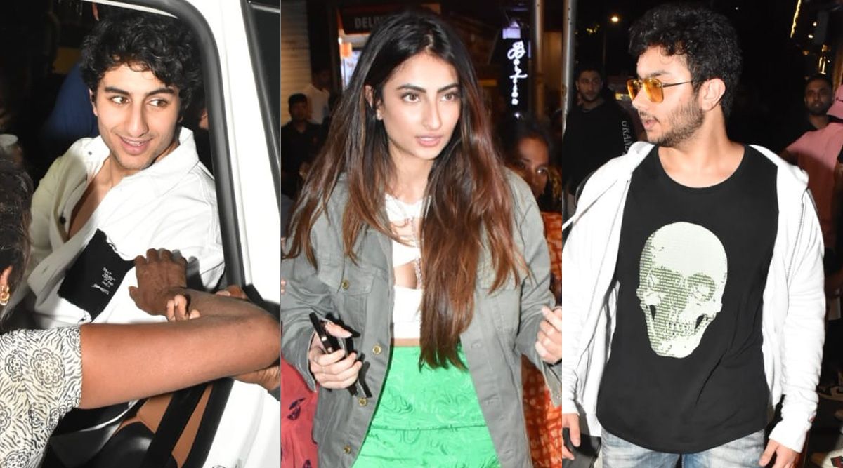 Ibrahim Ali Khan, Palak Tiwari, Nirvaan Khan look dapper as they get snapped in the city post dinner