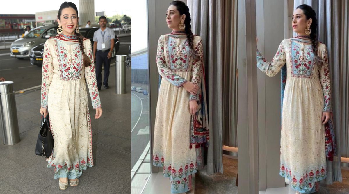 Karisma Kapoor's Anita Dongre blue kurta set comes with a hefty price tag!