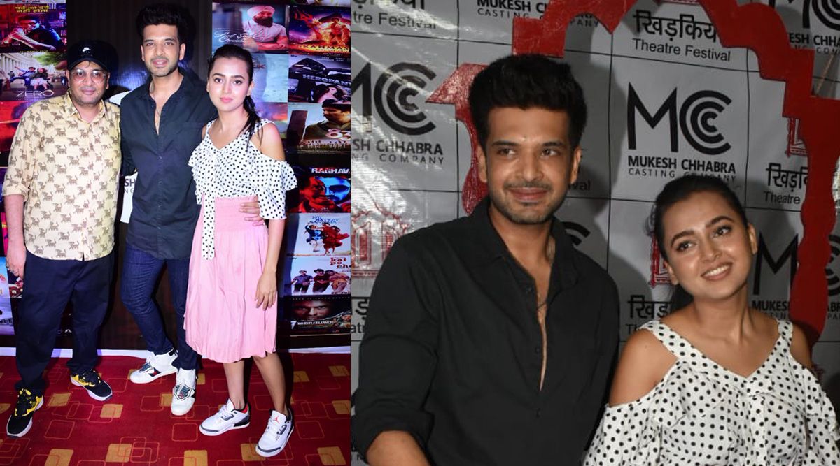 Karan Kundrra and Tejasswi Prakash pair their ensemble with matching shoes