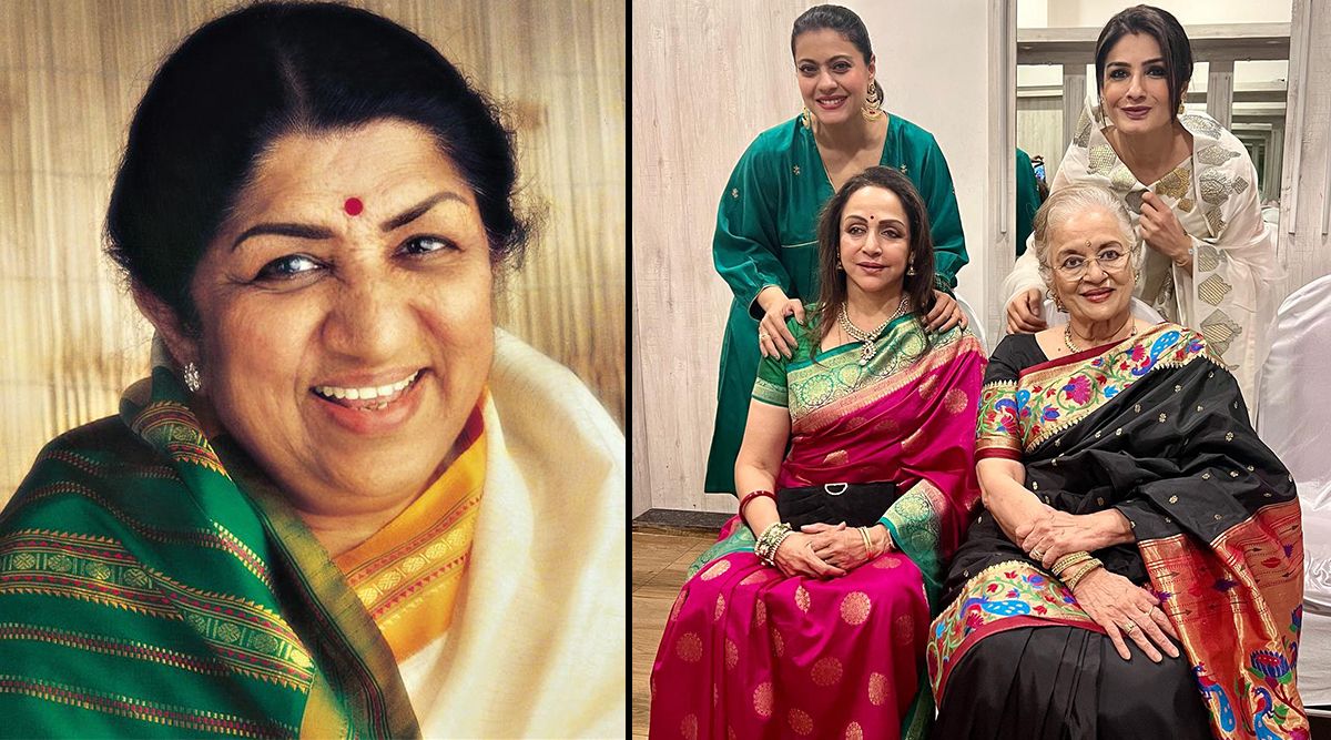 Lata Mangeshkar's first death anniversary brings together Kajol, Hema Malini, Asha Parekh, and others; SEE PICS!