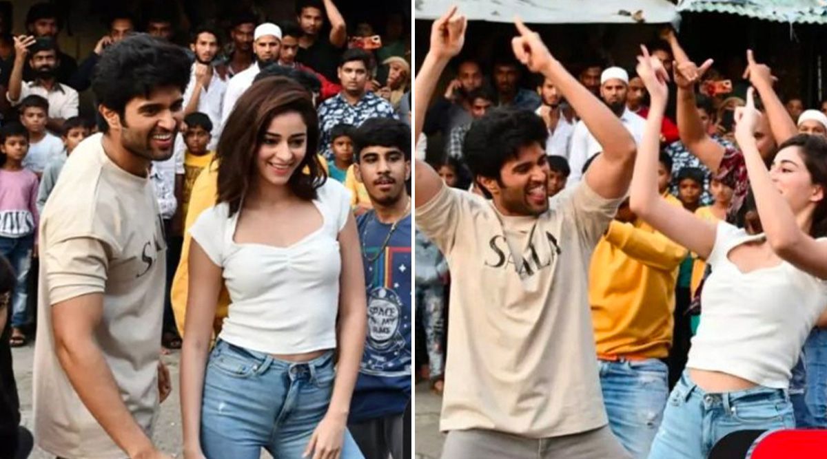 Vijay Deverakonda and Ananya Pandey take to the streets of Mumbai to promote ‘Liger’