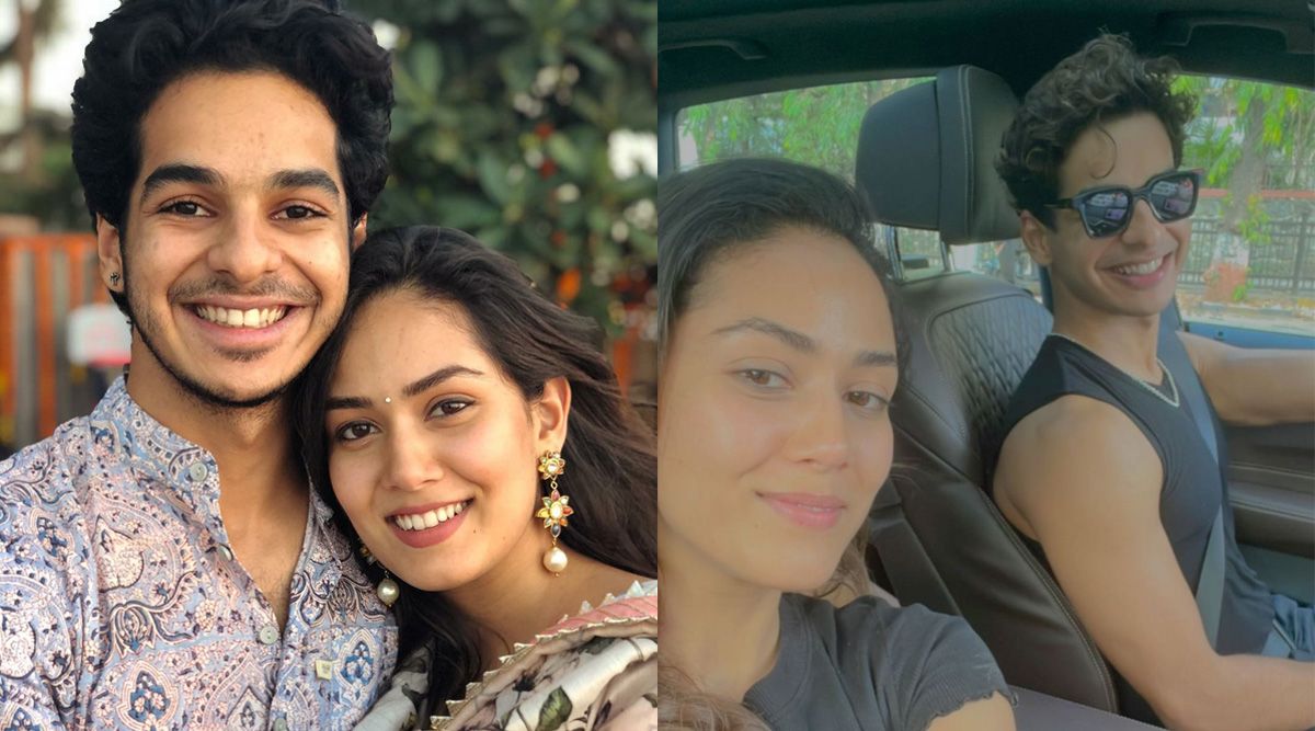 Mira Rajput takes a ride in Ishaan Khatter's new car with him; says, 'Laddoo bhi nahi khilaye'