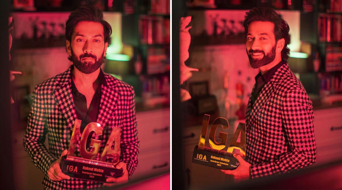 Nakuul Mehta Wins Best Actor Award for Tv Show Bade Achhe Lagte Hain 2