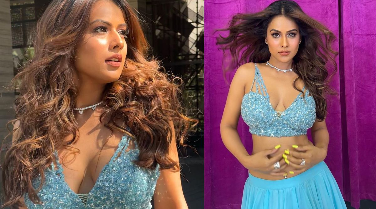 Nia Sharma sets the Internet on fire in a stunning sky blue lehenga