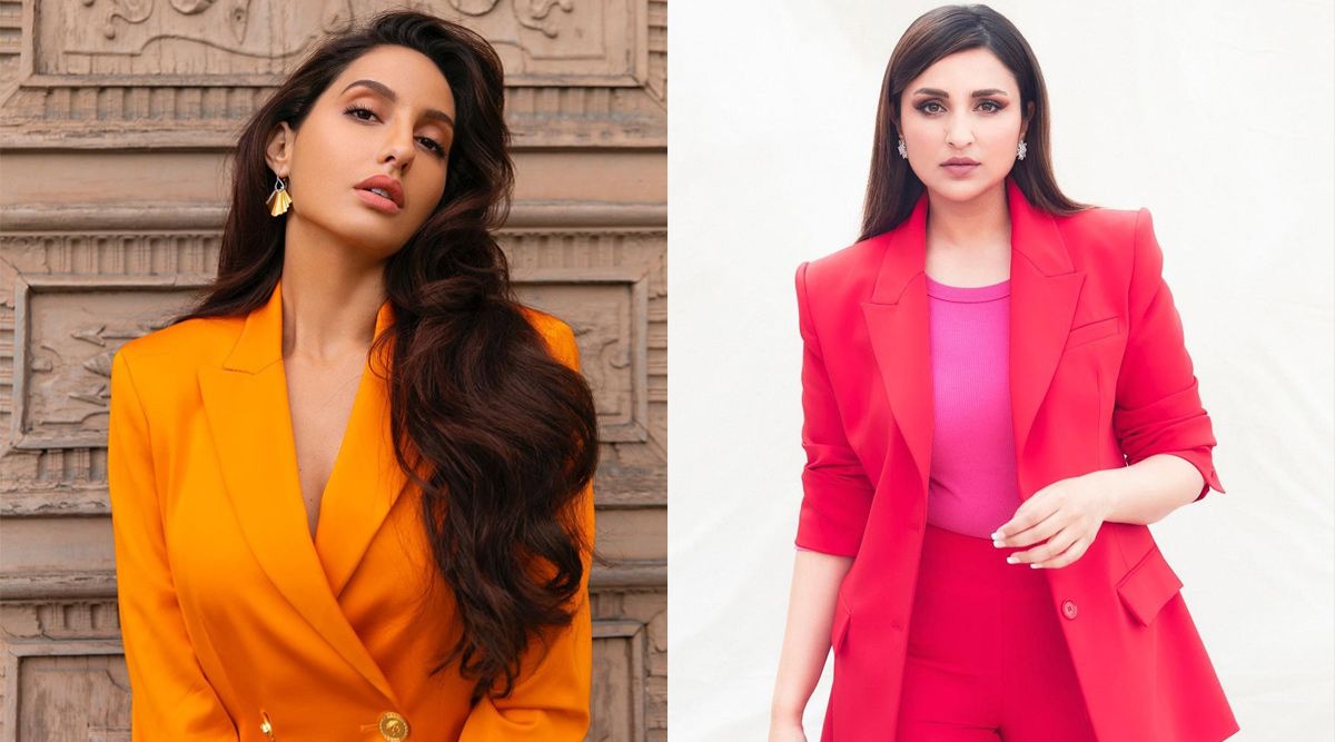 Nora Fatehi brings a humshakal of Saif Ali Khan for Parineeti Chopra on the sets of Hunaarbaaz