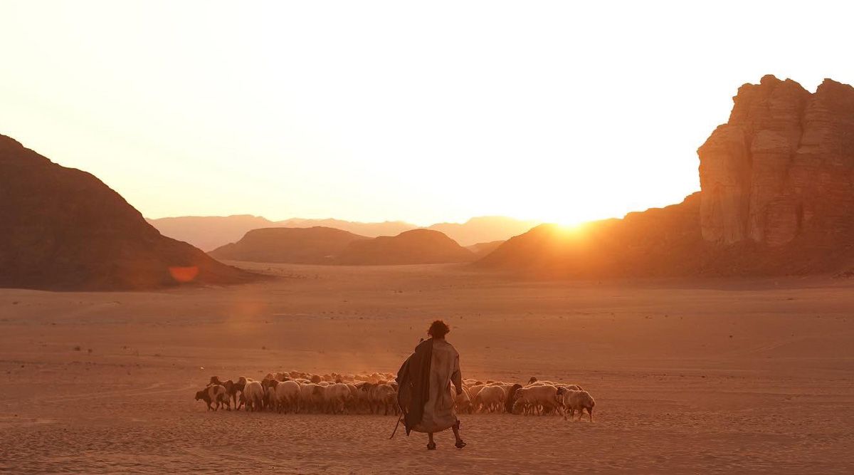 Aadujeevitham: Prithviraj Sukumaran shares a picture from the Sahara Desert as he wraps up the shoot of his dream project