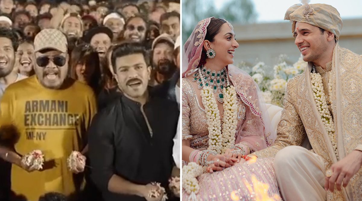 Ram Charan and RC15 team’s heartiest congratulations to Kiara Advani and Sidharth Malhotra; Watch! 