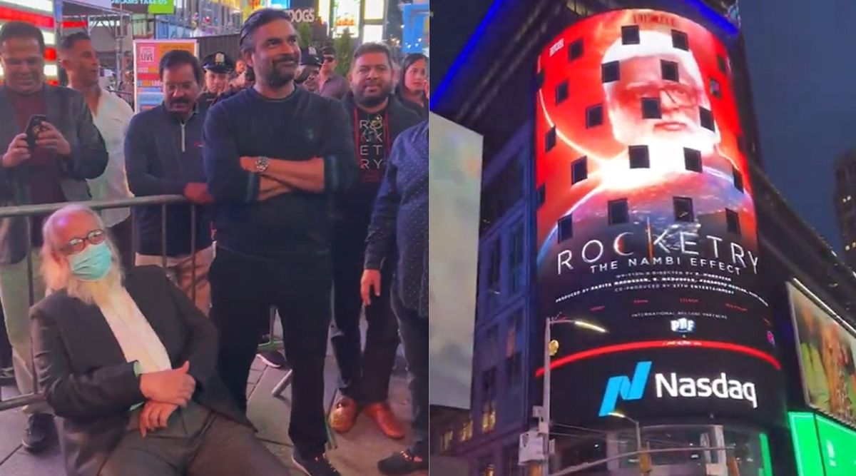 R Madhavan’s Rocketry: The Nambi Effect dazzles the world’s largest billboard at Times Square!