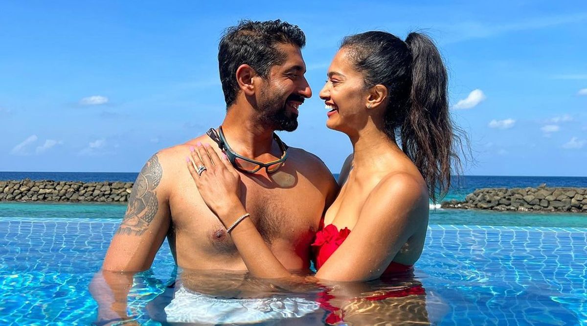 Shubra Aiyappa and Vishal Sivappa get engaged in Maldives