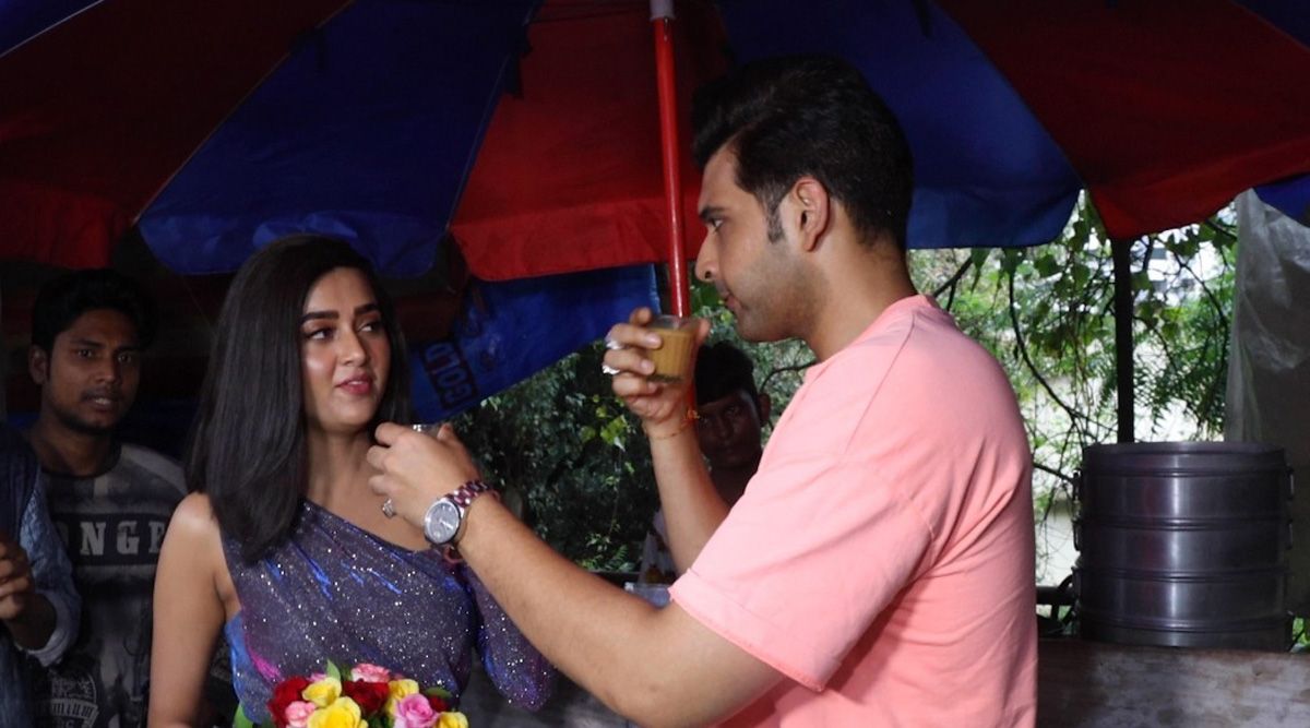 Tejasswi Prakash and Karan Kundrra have an adorable high tea date