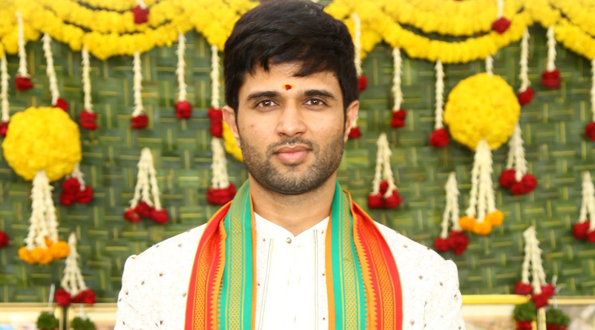 Vijay Deverakonda looks dapper at the launch ceremony of his new film