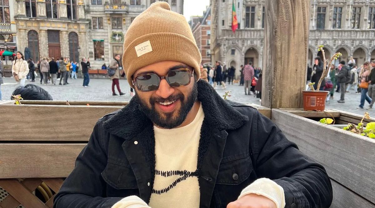 Europe: Vijay Deverakonda is ecstatic as he is enjoying his hearty meal!