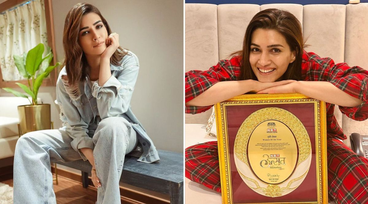 Kriti Sanon Expresses Her Heartfelt GRATITUDE As She Receives ‘Woman Of The Year’ At NBT Utsav 2023 (View Post)