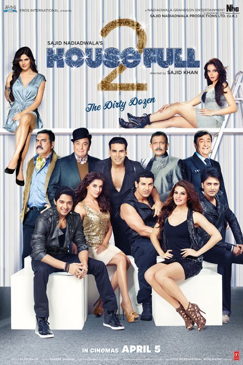 Download Housefull 2 (2012) Movie HD Official Poster 2 - BollywoodMDB