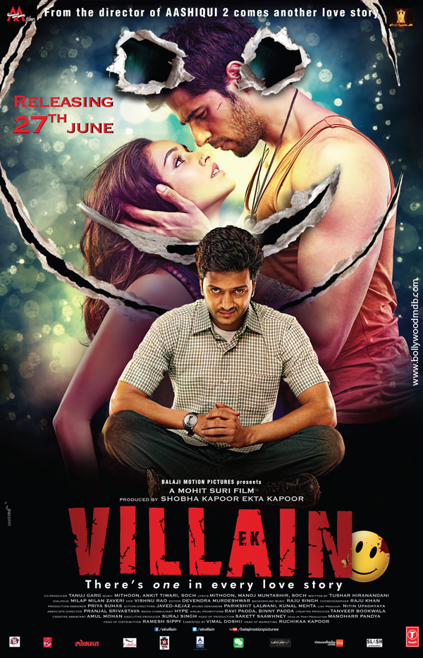 Download Ek Villain (2014) Movie HD Official Poster 1 - BollywoodMDB