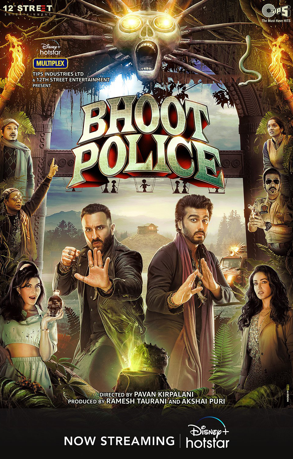 Download Bhoot Police (2021) Movie HD Official Poster 11 - BollywoodMDB