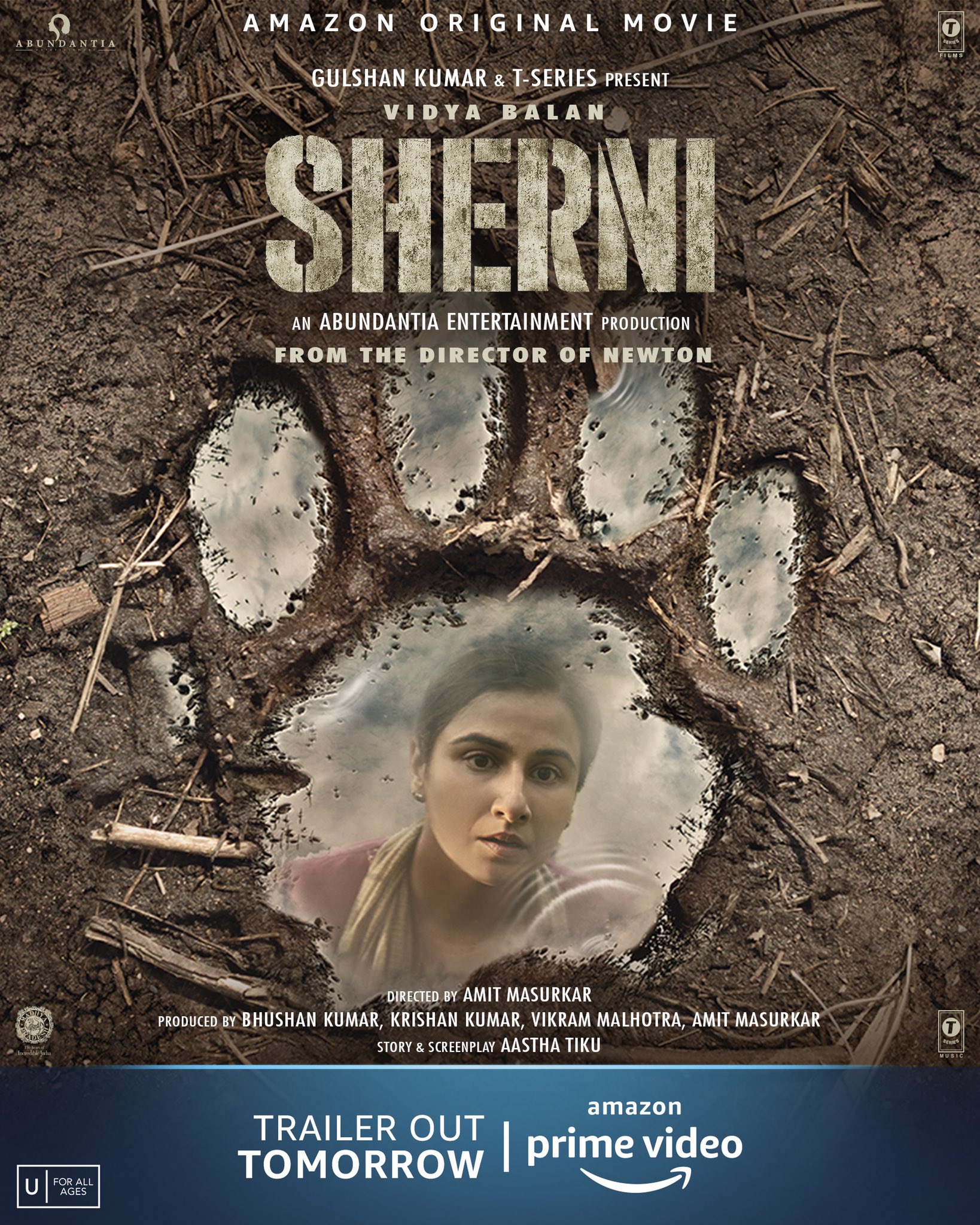 Download Sherni (2021) Movie HD Official Poster 3 - BollywoodMDB