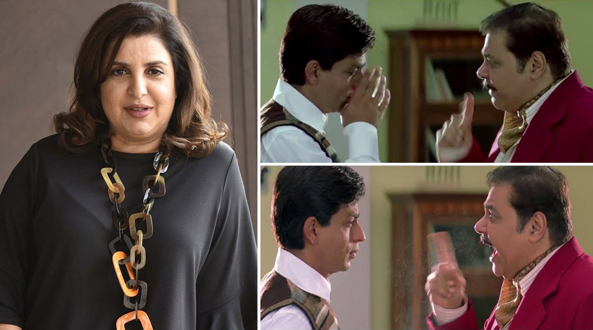 Farah Khan Spills The Beans On Shah Rukh Khan's Hilarious Multiple Takes Of Satish Shah's SPITTING SCENE In Main Hoon Na!