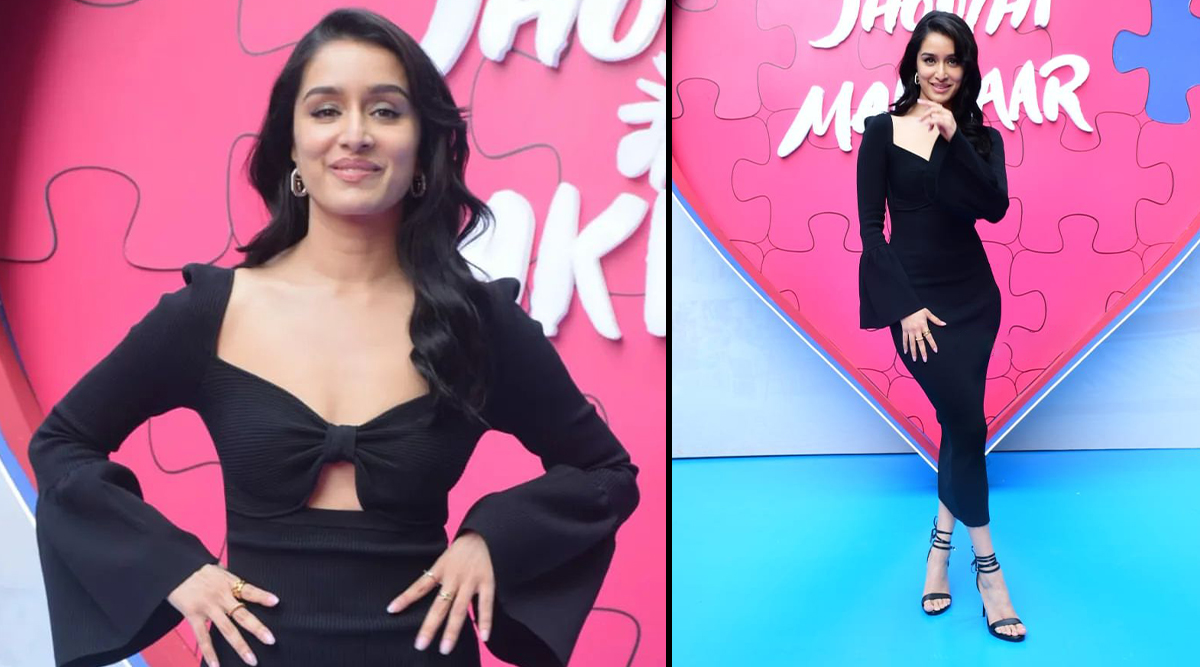 Shraddha Kapoor looks VERY PRETTY in black dress for the trailer launch; Enna Sona Kyu Rab Ne Banaya?
