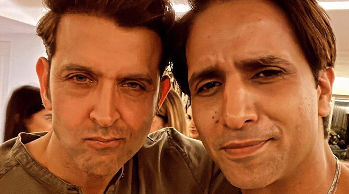 Hrithik Roshan BONDS with Arslan Goni boyfriend of Sussanne Khan; see pics!