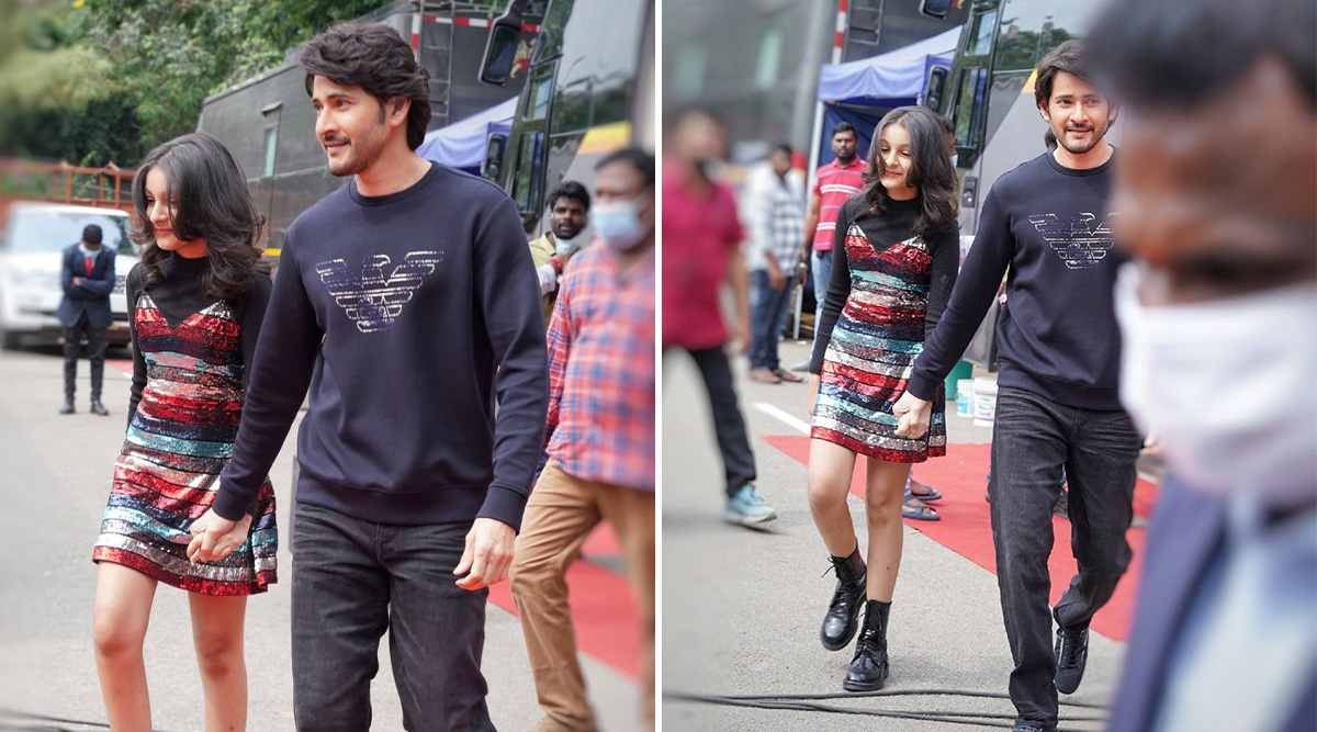 Mahesh Babu with wife Namrata and daughter Sitara papped outside the ‘Dance India Dance’ Telugu sets; check it out