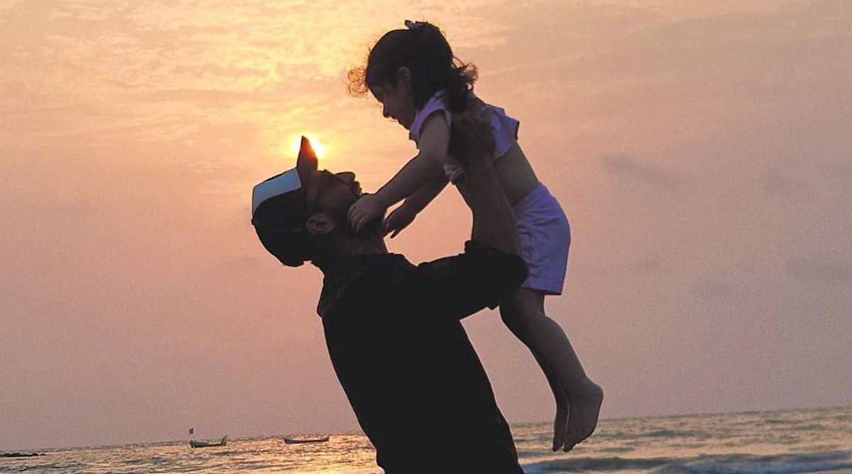 Chachu's adoration Vicky Kaushal is spending the day with his niece. Awww