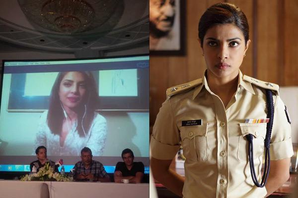 Priyanka Chopra promotes Jai Gangaajal in Dubai from LA through Skype chat!