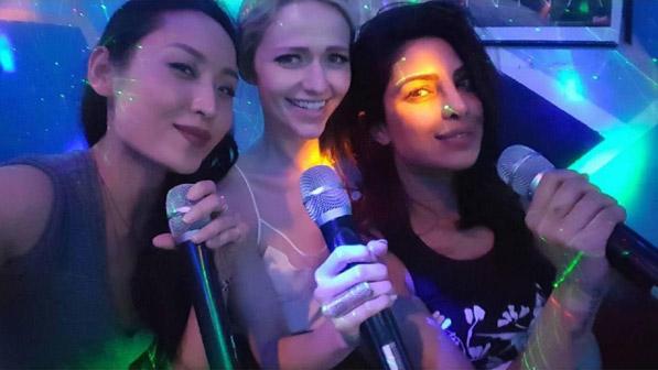 Priyanka Chopra enjoys Karaoke Night with Quantico co-stars