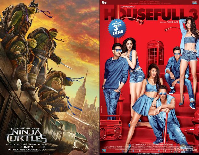 Teenage Mutant Ninja Turtles to clash with Housefull 3