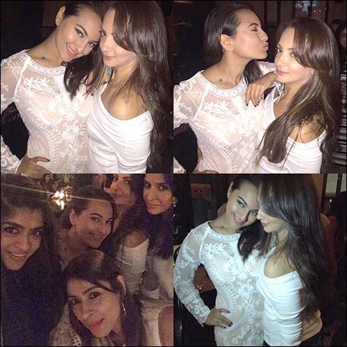 View Pics: Sonakshi Sinha’s birthday celebration; special gift card from Mom!