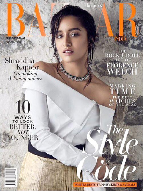 Shraddha Kapoor looks stunning on cover of Harper's Bazaar