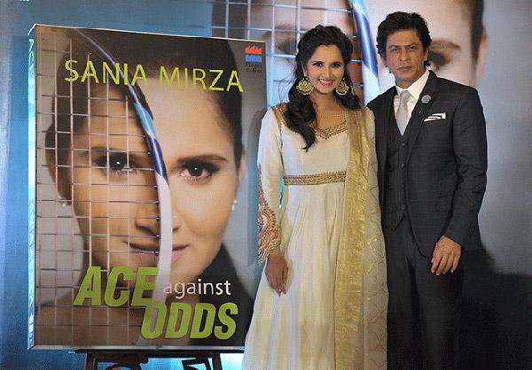 View Pics & Tweets: Shah Rukh Khan Launches Sania Mirza’s Autobiography!