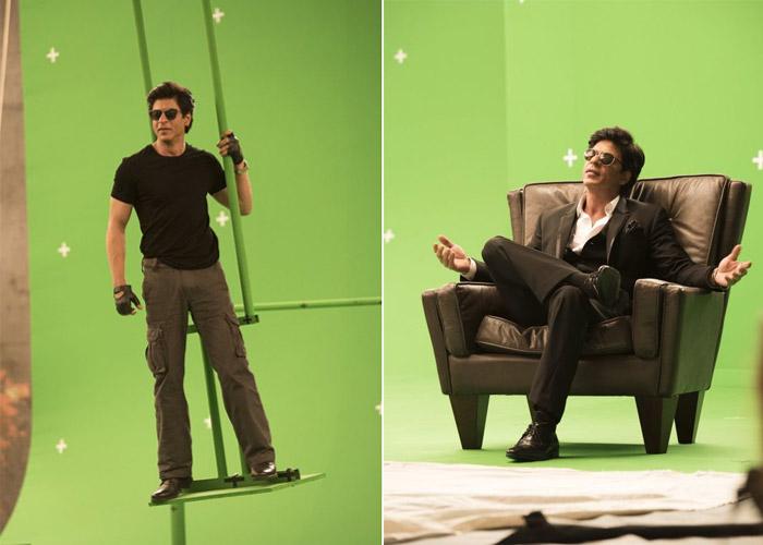 Shah Rukh Khan shoots for Bollywood-themed park in Dubai