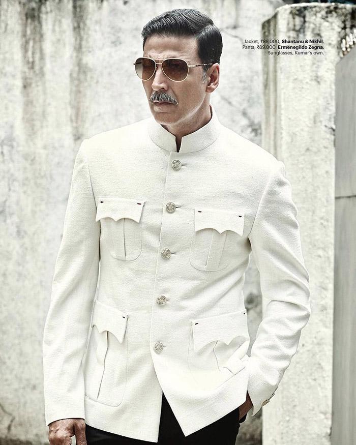 Akshay Kumar Looks Dapper in the latest shoot for Harper’s Bazaar India