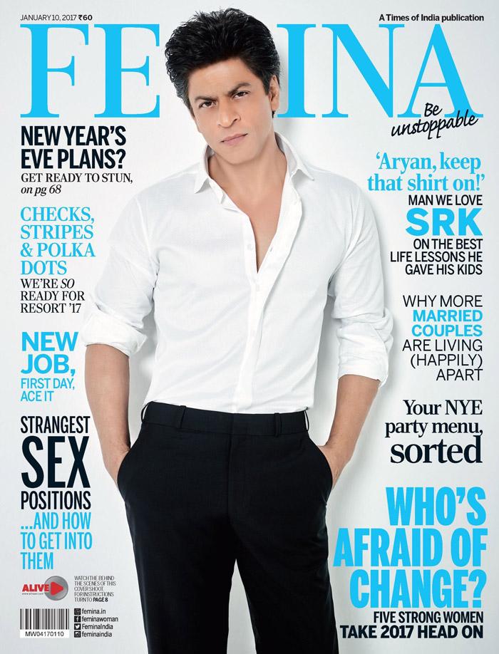 Shah Rukh Khan flaunts dapper look on the cover of Femina magazine