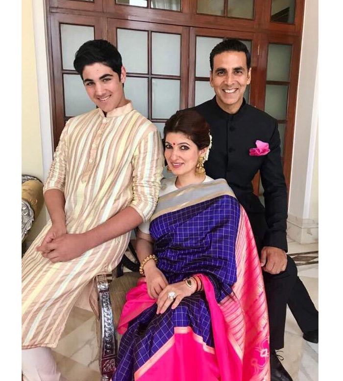 Akshay Kumar shares a lovely family picture as they deck up for the National Film Awards!